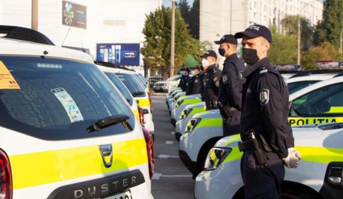 Maşini noi pentru poliţia din R. Moldova, graţie suportului UE