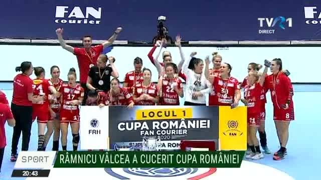 VIDEO. SCM Râmnicu Vâlcea a cucerit Cupa României la handbal feminin