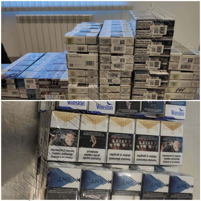260 de pachete de ţigări, găsite în bagajul unui tânăr ce intenţiona să zboare la Londra