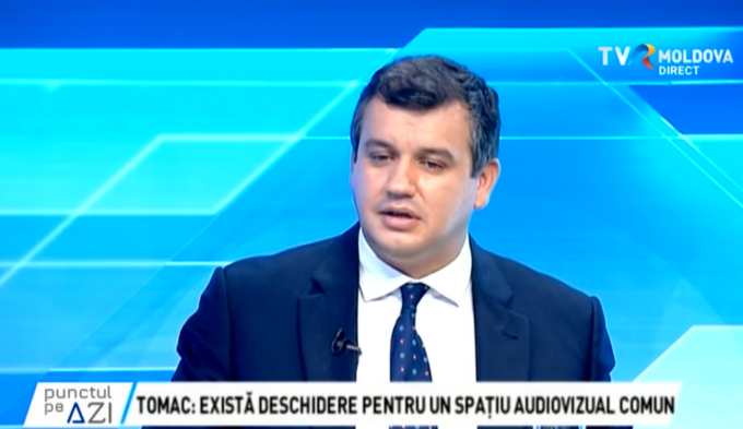 Eugen Tomac: Subiectul spaţiului audiovizual comun Republica Moldova - România trebuie să fie în topul obiectivelor celor două state
