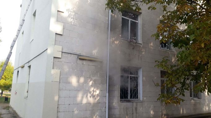 Incendiu la un cămin studenţesc din Chişinău