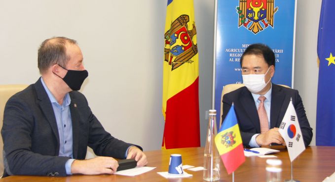 R. Moldova va coopera cu Coreea de Sud în domeniul agroalimentar