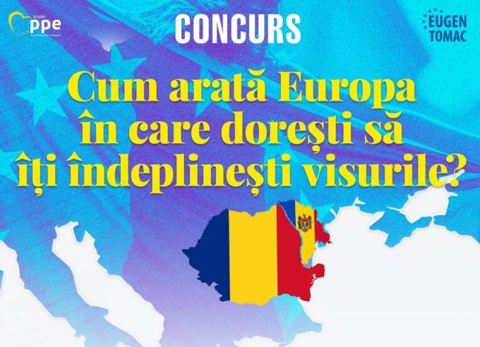 Tinerii de pe ambele maluri ale Prutului, îndemnaţi să participe la Concursul „Viitorul Europei”