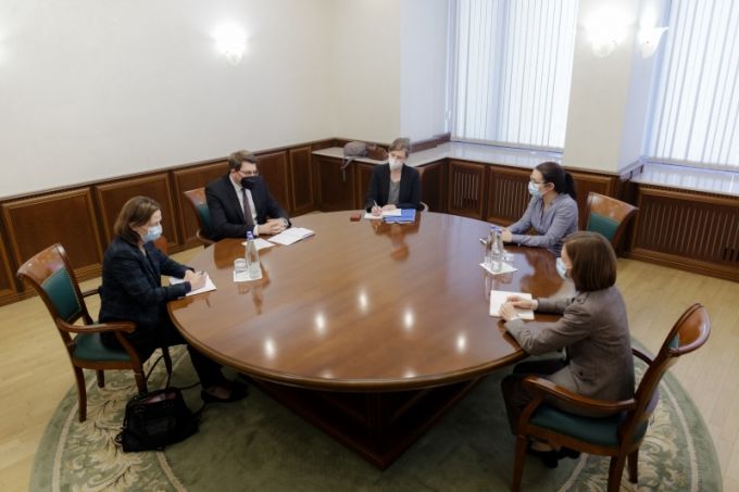 Preşedintele Maia Sandu a avut o întrevedere cu Matthias Lüttenberg, Directorul pentru Europa de Est, Caucaz şi Asia Centrală în cadrul Ministerului de Externe al Republicii Federale Germania