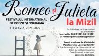 Au început înscrierile la Festivalul internaţional de Poezie şi Epigramă „Romeo şi Julieta la Mizil”- ediţie jubiliară, a XV-a