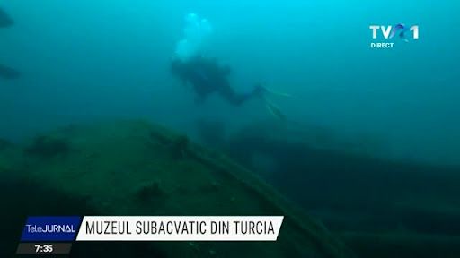 VIDEO. Muzeu pe fundul mării în Turcia. 14 epave ale navelor din Primul Război Mondial pot fi văzute în apele strâmtorii Dardanele