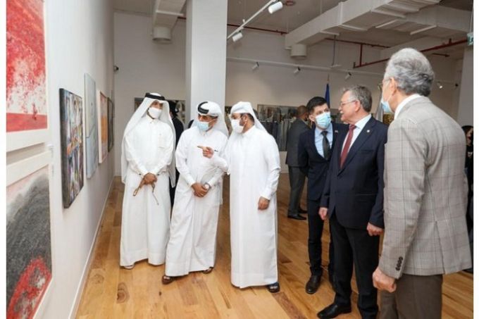 O expoziţie de grup a pictorilor din R. Moldova a fost vernisată în Qatar