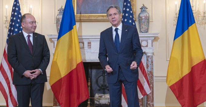 Antony Blinken: România şi SUA vor colabora în continuare privind securitatea la Marea Neagră şi agresiunea rusă. România este un aliat “robust” al NATO