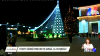 În această seară se dă startul sărbătorilor de iarnă şi se aprind luminiţele pe cel mai înalt pom de Crăciun din oraş