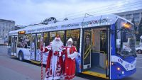 Ruta troleibuzului turistic din Chişinău a fost completată cu încă o unitate de transport