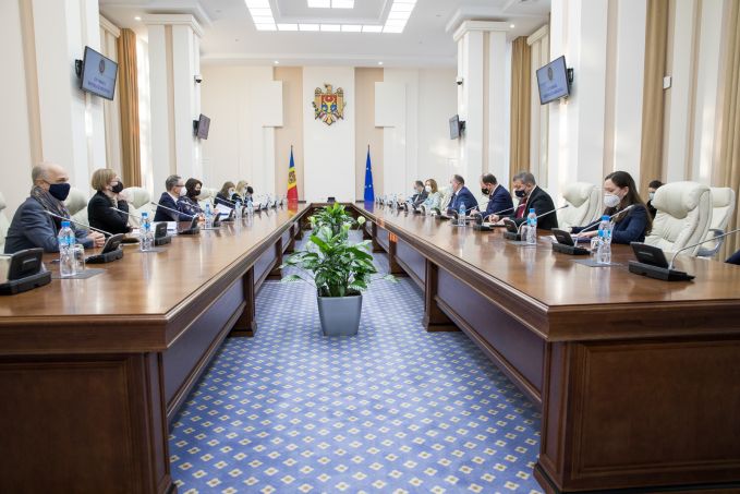 Priorităţile în dosarul transnistrean, discutate de premierul interimar Aureliu Ciocoi cu preşedintele în Exerciţiu al OSCE, Ann Linde