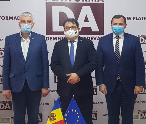 Andrei Năstase, întrevedere cu Ambasadorul UE: Liderul Platformei DA a adus argumente în favoarea unui guvern anti-criză