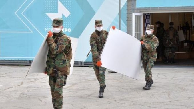 Armata Naţională, în sprijinul Centrului COVID-19. 50 de paturi au fost donate