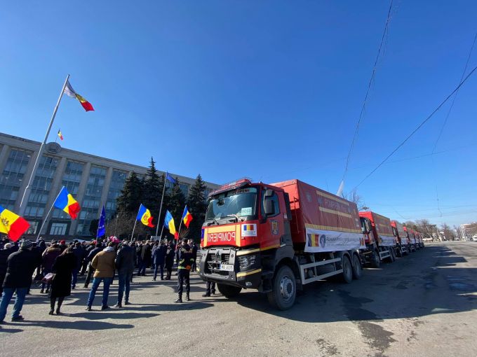 A început distribuirea echipamentelor din lotul de ajutor umanitar donat de România