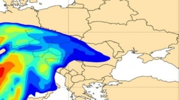 Un nor de praf saharian ajunge deasupra României în noaptea de dumincă spre luni