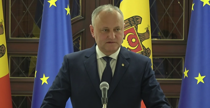 Igor Dodon a evitat să comenteze anunţul Marianei Durleşteanu privind retragerea candidaturii de la funcţia de premier