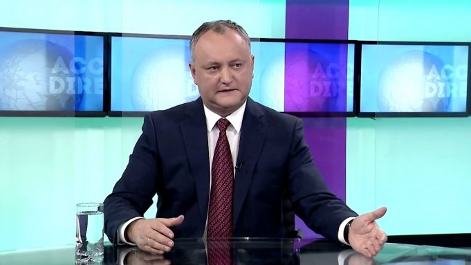 Igor Dodon: Maia Sandu s-a grăbit cu desemnarea unui candidat. Cum comentează liderul PSRM anunţul Marianei Durleşteanu privind retragerea candidaturii
