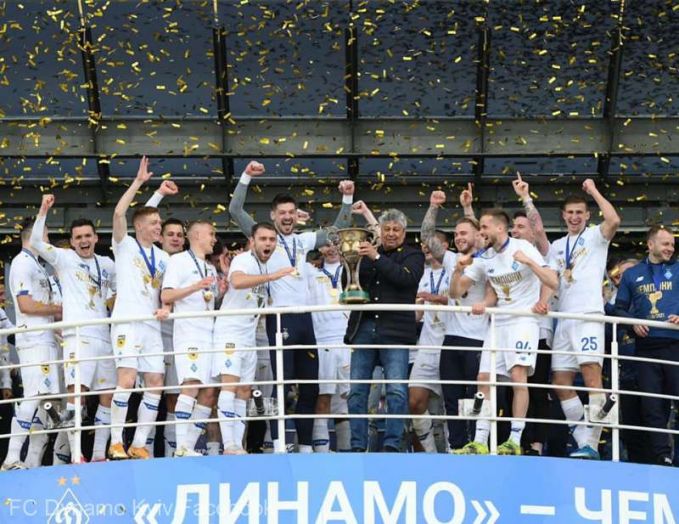 Fotbal: Dinamo Kiev, antrenată de Mircea Lucescu, câştigă titlul în campionatul Ucrainei