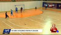 Campionatul la fotbal în sală: Victorie categorică pentru FC Balkan