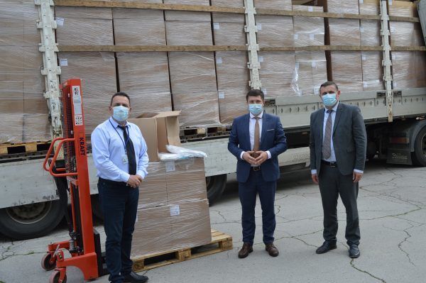 Mai multe companii din România au făcut o donaţie de echipamente de protecţie anti-COVID-19 pentru ANSP