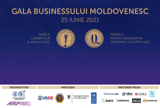 126 de întreprinderi au fost premiate la „Gala Businessului Moldovenesc”
