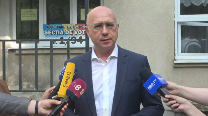 VIDEO. Pavel Filip: Am votat pentru o R. Moldova puternică, prosperă