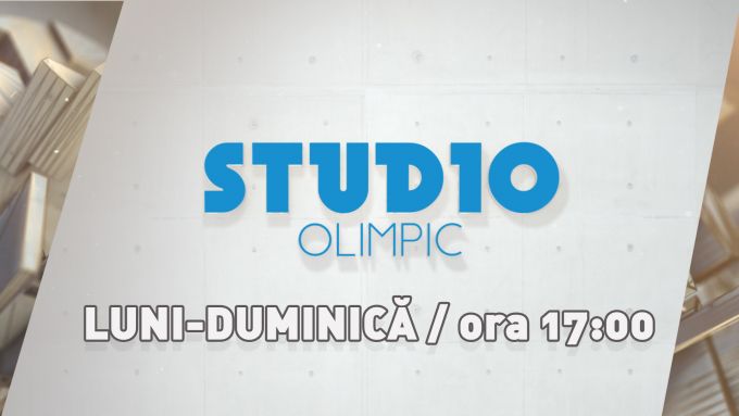 „Studio Olimpic”, astăzi, de la ora 17:00, la TVR MOLDOVA, cu Dragoş Bocanaciu şi Octavian Ţîcu