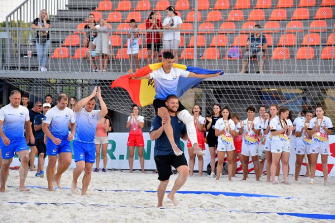 Republica Moldova a urcat pe podium la Europenele de rugby plajă