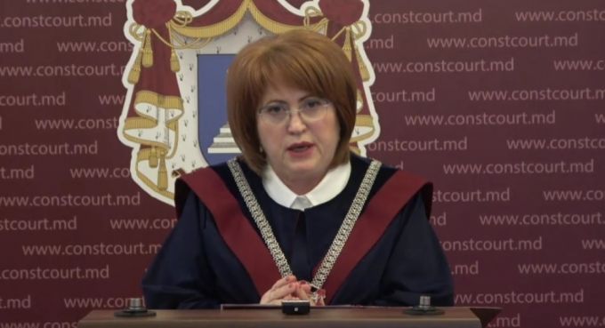 VIDEO. Briefing de presă susţinut de Preşedintele Curţii Constituţionale a Republicii Moldova, Domnica Manole