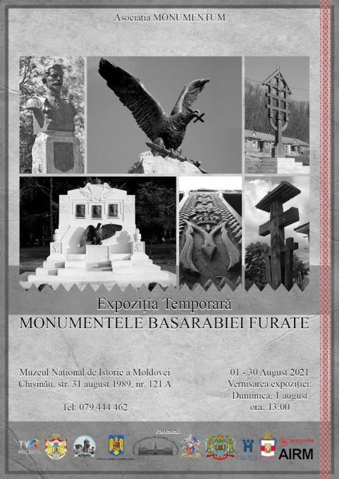 Expoziţia „Monumentele Basarabiei Furate” va fi vernisată la Muzeul Naţional de Istorie din Chişinău