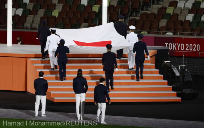 Ceremonia de închidere a Jocurilor Olimpice de la Tokyo a început