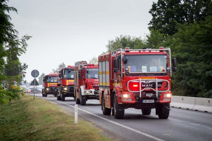 VIDEO. Pompierii români au început misiunile de stingere a incendiilor din Grecia
