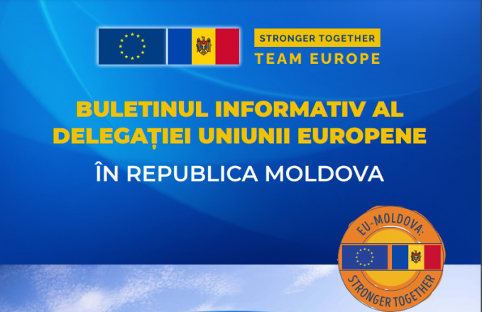 Delegaţia Uniunii Europene la Chişinău a derulat mai multe activităţi în perioada iunie-august 2021, acestea fiind prezentate într-un Buletin informativ