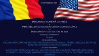 România şi SUA vor întâmpina provocările viitorului împreună, ca prieteni şi aliaţi (declaraţie comună a MAE român şi a Departamentului de Stat din SUA)