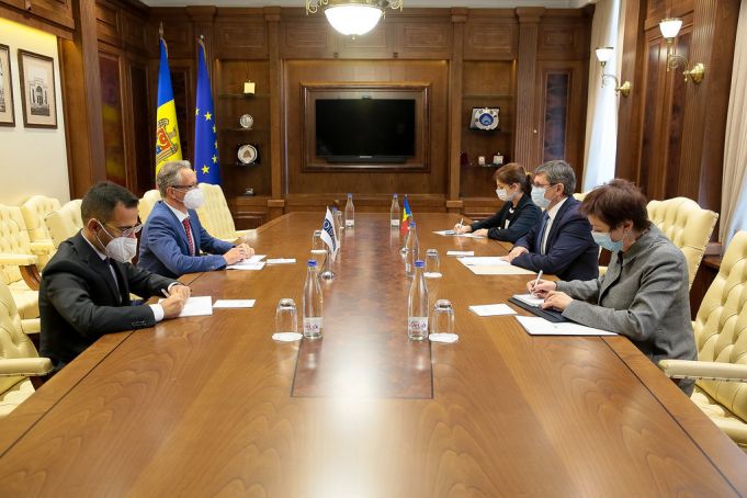 Preşedintele Parlamentului, Igor Grosu, a discutat cu Claus Neukirch, Şeful Misiunii OSCE în R. Moldova