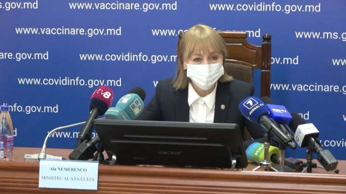 VIDEO. UPDATE. Ala Nemerenco: Peste 1000 de cazuri de COVID nu s-au mai înregistrat din 12 noiembrie 2021