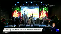 Anul Nou pe stil vechi a fost sărbătorit aseară cu muzică şi dansuri, la Chişinău