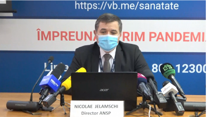 VIDEO. UPDATE. Directorul ANSP: Toată Republica Moldova este sub cod roşu epidemiologic. Atestăm o înviorare a procesului de vaccinare