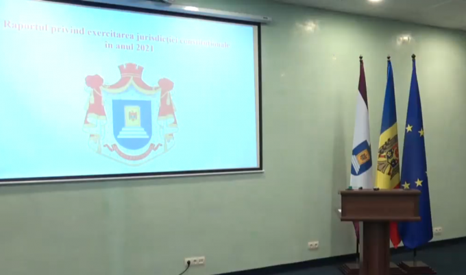 VIDEO. Prezentarea Raportului anual al Curţii Constituţionale a Republicii Moldova pentru anul 2021