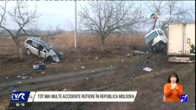 Se varsă mult sânge pe şoselele Republicii Moldova. Creşte numărul persoanelor care mor sau sunt rănite în urma accidentelor rutiere