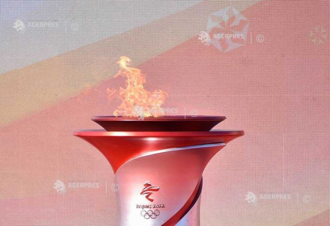 FOTO. JO de iarnă 2022: Ştafeta flăcării olimpice a debutat la Beijing