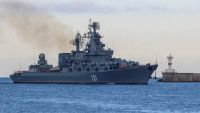 Nava "Moskva" a flotei ruseşti din Marea Neagră ar fi fost avariată