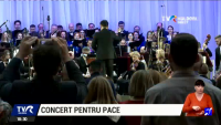 Ambasada Ucrainei în R. Moldova împreună cu Filarmonica Naţională din Chişinău au organizat un concert de binefacere pentru pace