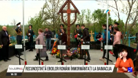 Recunoştinţă eroilor români înmormântaţi ln satul Baimaclia, raionul Căuşeni
