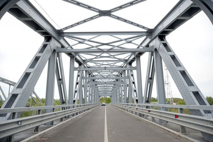 Podul transfrontalier Giurgiuleşti – Galaţi este funcţional, după aproximativ nouă luni de reparaţii totale