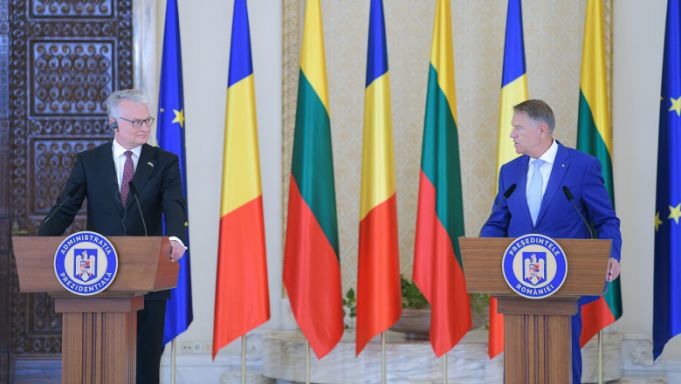 Preşedintele Lituaniei, Gitanas Nauseda, la întâlnirea cu Klaus Iohannis: Mâine voi vizita Republica Moldova, care are nevoie de încă şi mai mult sprijin
